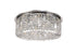 Zula Round Flush Chandelier 8 Light